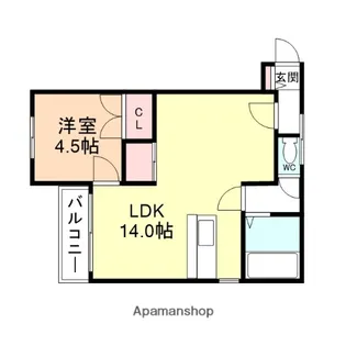PIER辰巳【5階】の間取り