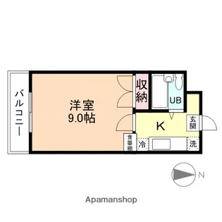 コーポレーション泉町【3階】の間取り