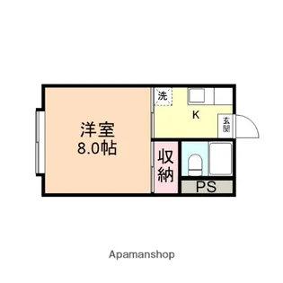 高原ハイツ【1階】の間取り