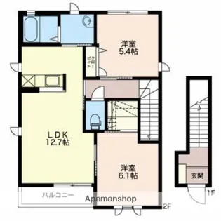 プリマヴェーラⅡ【2階】の間取り