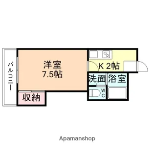 サントピア桜谷【1階】の間取り