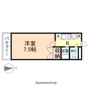 ジョイナス四ツ葉町 A棟【1階】の間取り