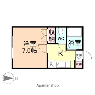 スペリア21【105号室】の間取り