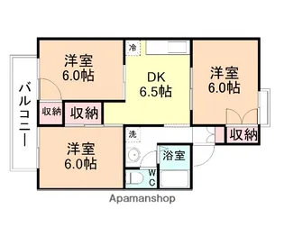パレーシャル堀川【202号室】の間取り