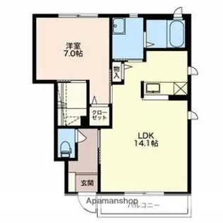 ミュアミュール【1階】の間取り