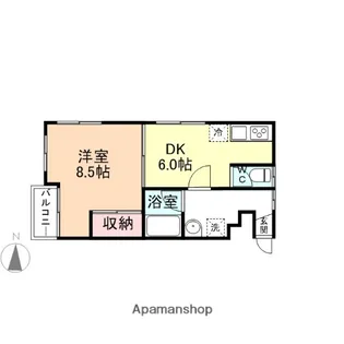 リッツⅠ【105号室】の間取り