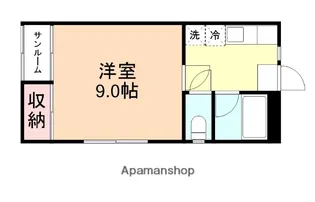 ロゼ有沢【1階】の間取り