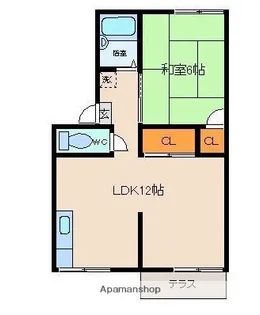 プレジール・サカエ【2階】の間取り
