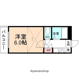 サンレオ安野屋【1階】の間取り