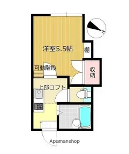 信開セルーラ音羽町【1階】の間取り