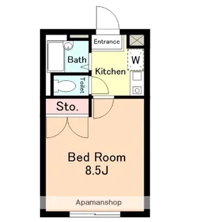 LINOAS【102号室】の間取り