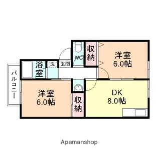 SHAMROCK【1階】の間取り