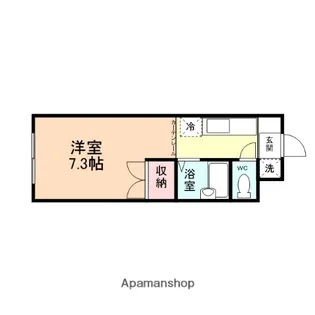 希望ヶ丘ハイツ【202号室】の間取り