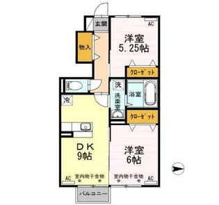 リッシュモア B棟【1階】の間取り