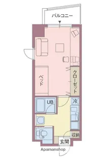 メゾン ベルトワール【404号室】の間取り