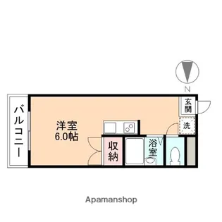 クリスタルハイツ【111号室】の間取り