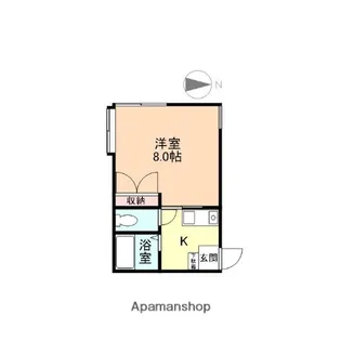 アルテハイツ寺町【105号室】の間取り
