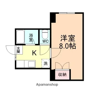 サワダハイツ【102号室】の間取り