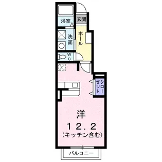 カーサ・クレールⅣ【1階】の間取り