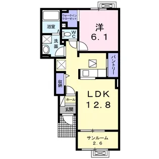アルタ【1階】の間取り