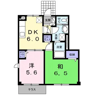 アル・カーサル【1階】の間取り