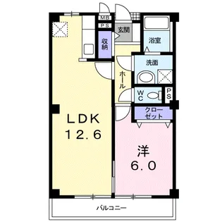 グラン・カメリア【2階】の間取り