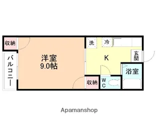 サンハイツ黒部A棟【203号室】の間取り