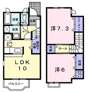 エアリー・ガーデン【1階】の間取り