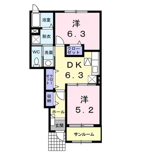 カンパニュラ【1階】の間取り