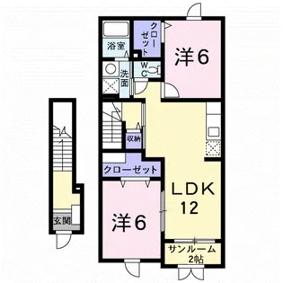 スプランドゥール【2階】の間取り
