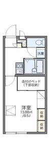 レオパレスソフィア【204号室】の間取り