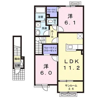 マレッサ【2階】の間取り