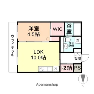 プラチナコートけやき【2階】の間取り