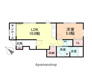 SMALL PINE【1階】の間取り