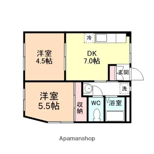 メゾン・ド・ソフィア【102号室】の間取り