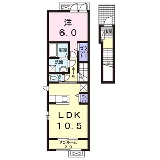 シー フリーデ【2階】の間取り