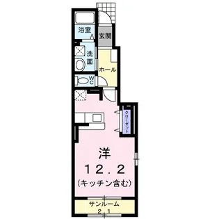 ベル・ガーデンA【1階】の間取り