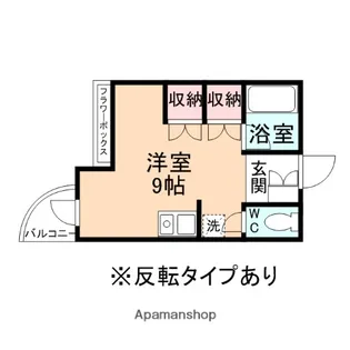 ヒポクラート五福【303号室】の間取り