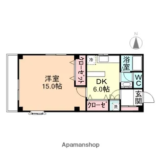 ラフィーネ平安【301号室】の間取り