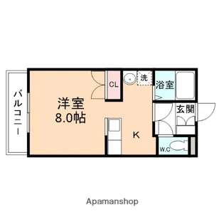 パナメゾンⅡ【203号室】の間取り