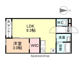MAHALO【1階】の間取り