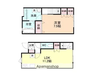 WILLⅢ【D号室】の間取り