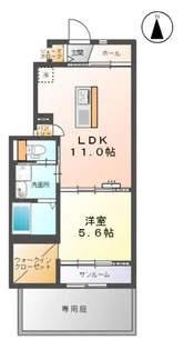 ラ・ステラ【1階】の間取り