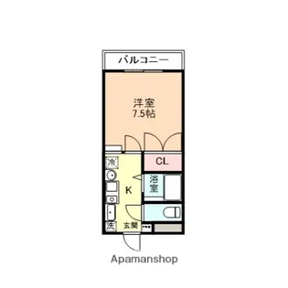 ラピス・ラズリⅢ【110号室】の間取り