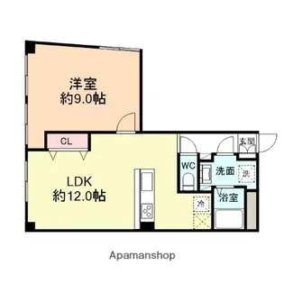 プラドール荒町【2階】の間取り