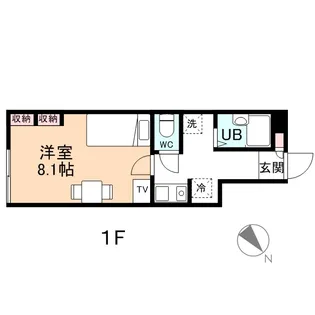 レオパレスCOSMOS【207号室】の間取り