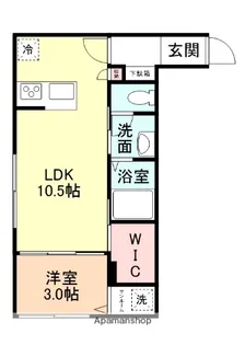 ヴァーチュオーゾ【1階】の間取り