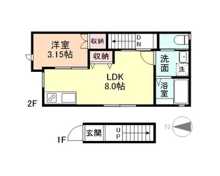 IRAVATI【2階】の間取り