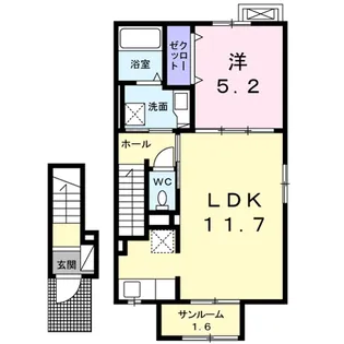 シャルマンⅣ【2階】の間取り