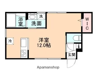 セシボン15【101号室】の間取り